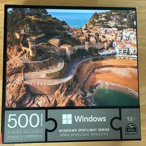 🩷Windows puzzle 500 piece beautiful ages 12+ all pieces are in the box!